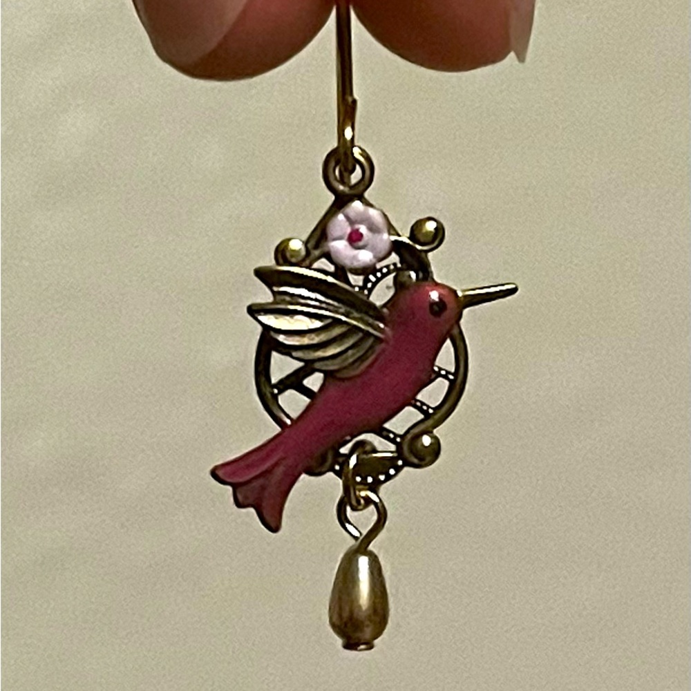 Hummingbird earrings